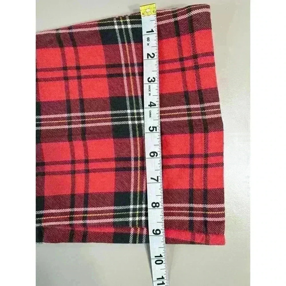 RVCA x Stella Maxwell NWT Women’s Ramone Pants Size 29 Red Plaid Punk Grunge Emo - Picture 15 of 16